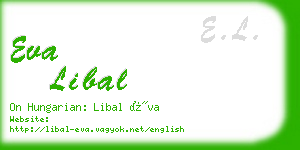 eva libal business card